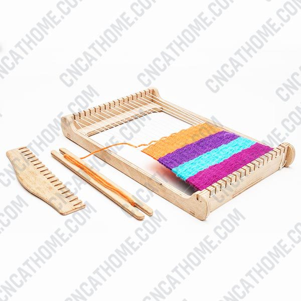 Weaving machine design files - DXF SVG EPS AI CDR P006