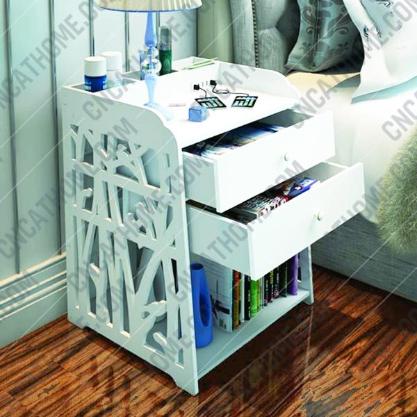 Shelf with drawers design files - DXF SVG EPS AI CDR P0022