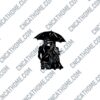 Under the Umbrella DXF Art