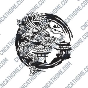 Dragon Temple CNC Design