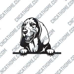 Basset Hound CNC DXF File