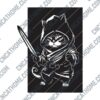 Ninja Cat DXF File