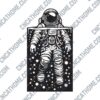 Astronaut in Water DXF Pattern