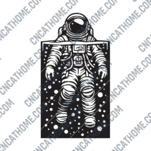 Astronaut in Water DXF Pattern